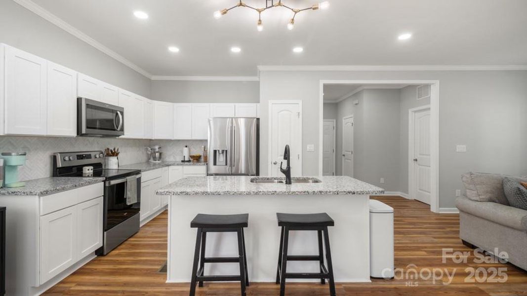 Furnished interior view inside a new home in , Kernersville (Image 11).