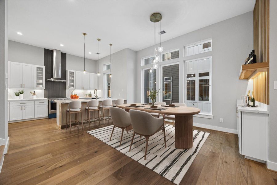 Furnished interior view inside a new home in , Houston (Image 10).