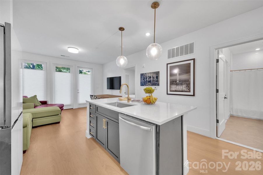 Furnished interior view inside a new home in , Charlotte (Image 9).