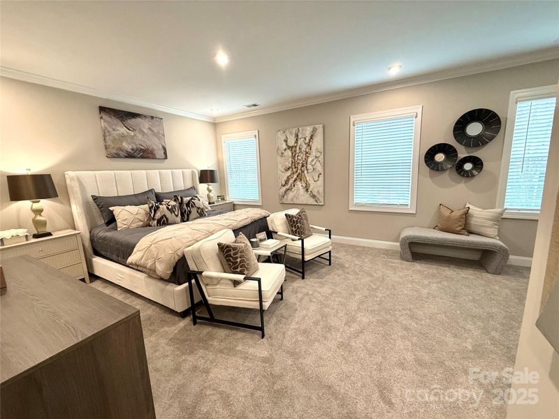 Furnished interior view inside a new home in The Townes at Wade Ardrey, Charlotte (Image 21).