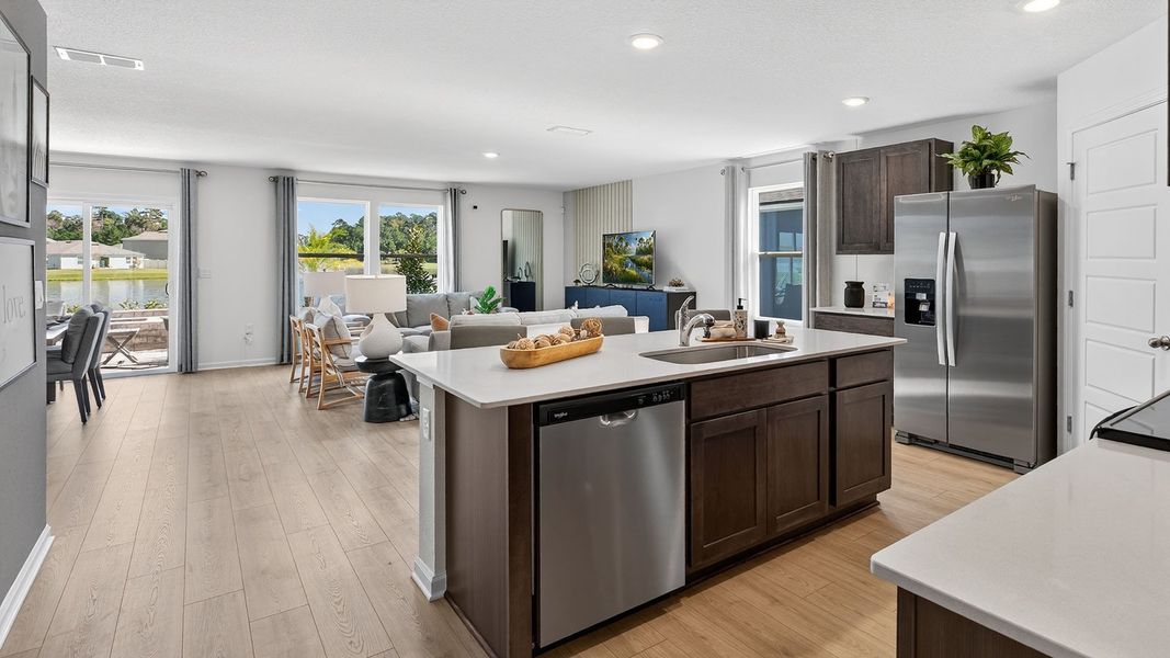 Representative furnished interior of a home built from the CALI by D.R. Horton in Copes Landing, Jacksonville (Image 7).