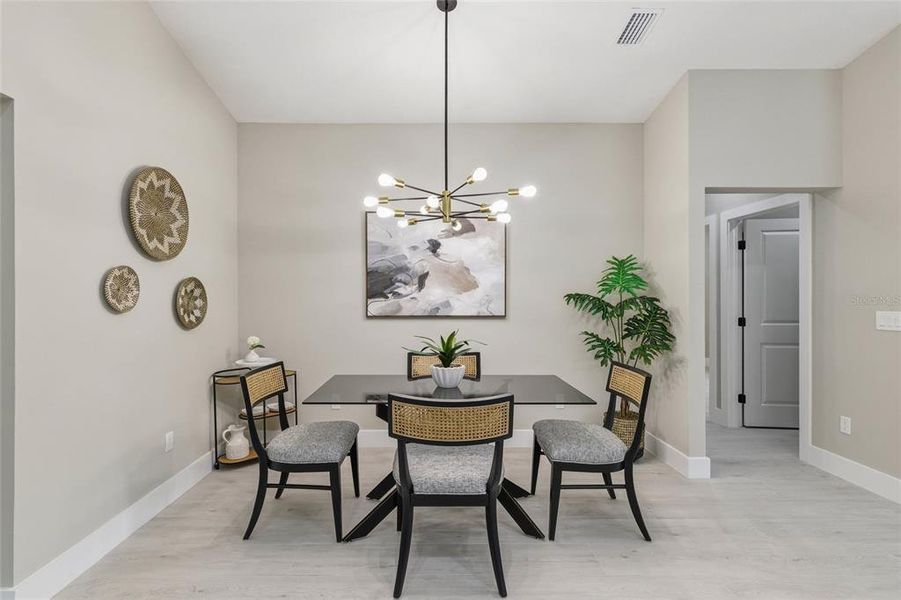 Furnished interior view inside a new home in , Tampa (Image 5).