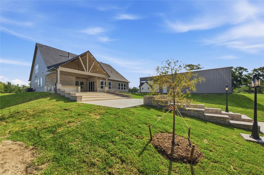 Exterior details and patio area of a home in , Baytown (Image 27). Exterior details and patio area of a home in , Baytown (Image 27).