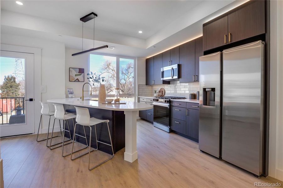 Furnished interior view inside a new home in , Arvada (Image 43).