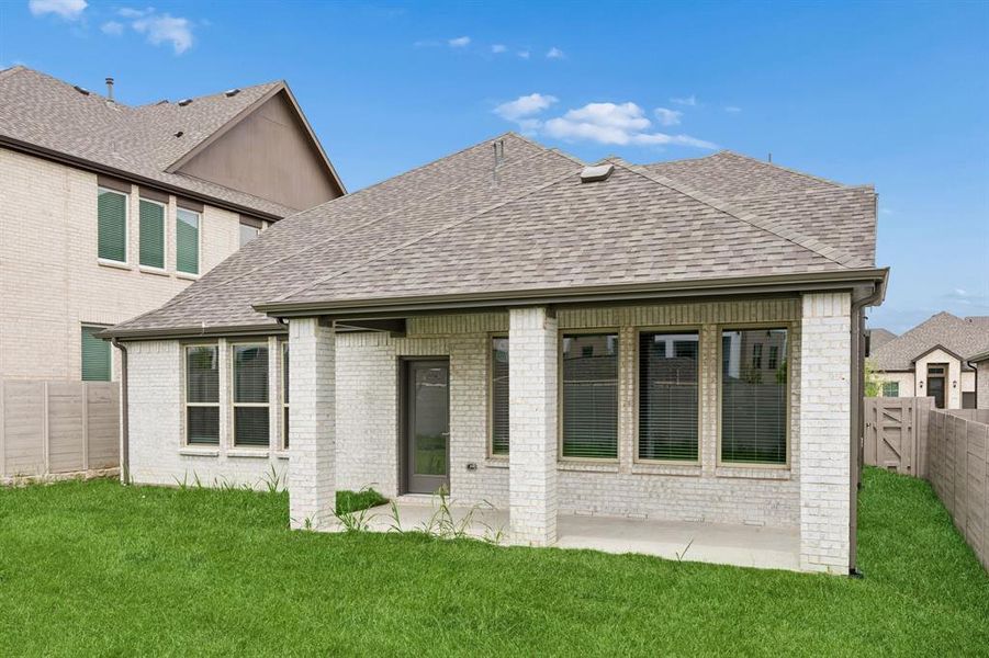 Exterior details and patio area of a home in , McKinney (Image 20).