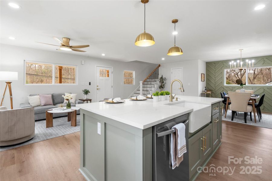 Furnished interior view inside a new home in , Cherryville (Image 14).