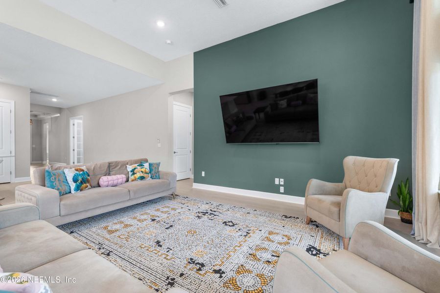 Furnished interior view inside a new home in , Jacksonville (Image 9).