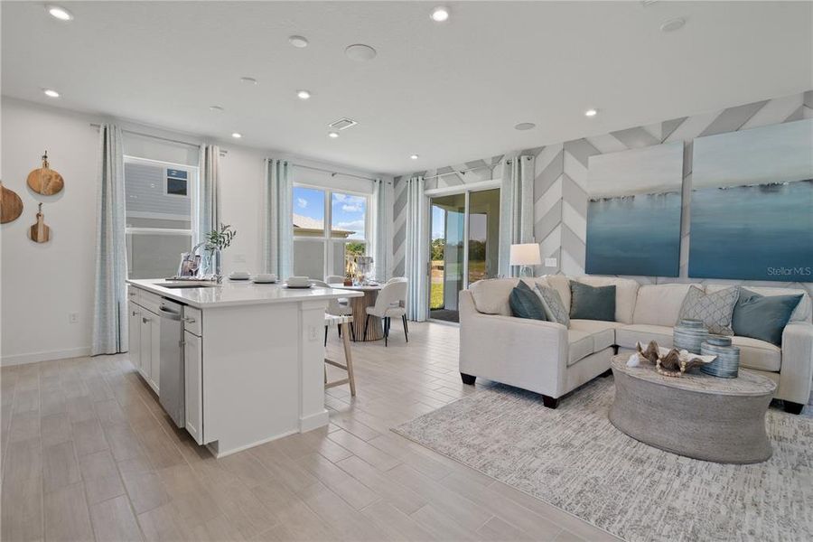 Furnished interior view inside a new home in Trinity Place, St. Cloud (Image 4).