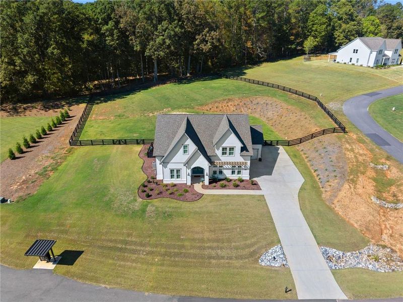 Front exterior of a new home in , Cumming, GA, highlighting curb appeal (Image 22).