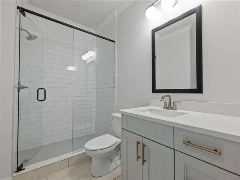 Furnished interior view inside a new home in , Buford (Image 27).