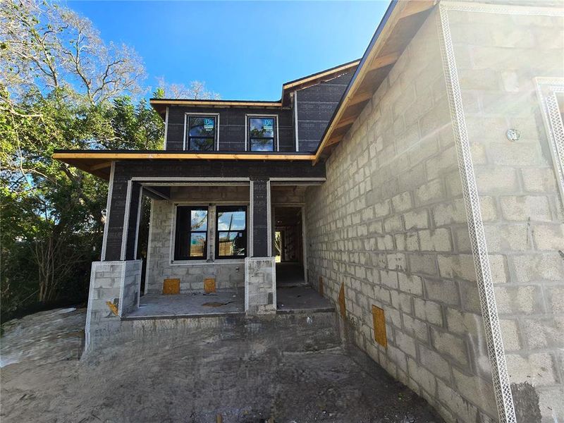 In-progress construction of a new home in , St. Petersburg, FL (Image 28).