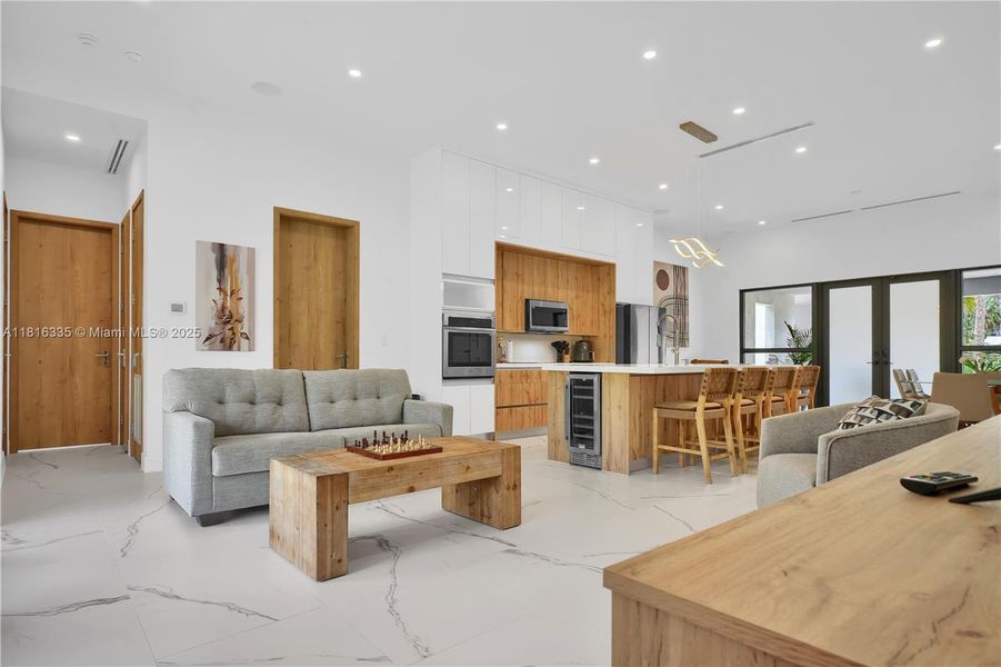 Furnished interior view inside a new home in , Naples (Image 12).