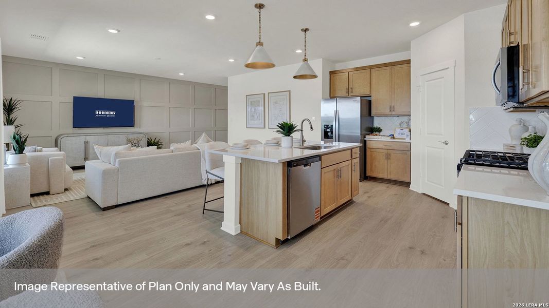 Furnished interior view inside a new home in Mayfair, New Braunfels (Image 3).