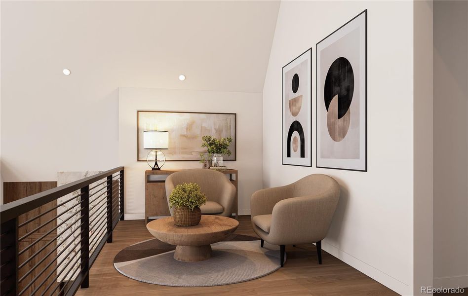 Furnished interior view inside a new home in , Conifer (Image 10).