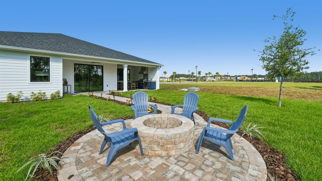 Exterior details and patio area of a home in Ardisia Park, New Smyrna Beach (Image 24). Exterior details and patio area of a home in Ardisia Park, New Smyrna Beach (Image 24).