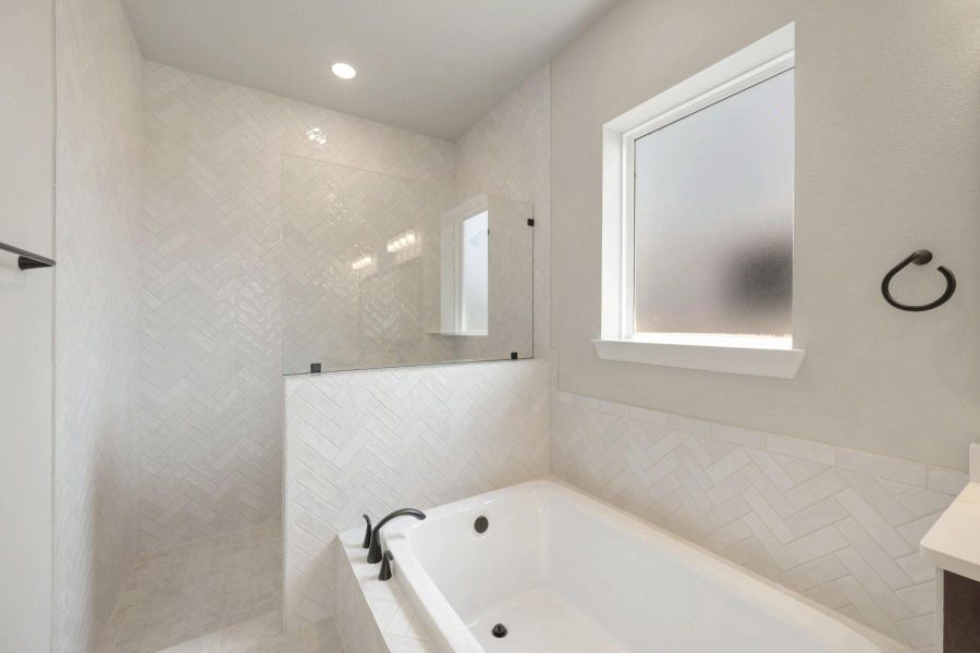 Furnished interior view inside a new home in Brookewater - Ascent Collection, Rosenberg (Image 10).