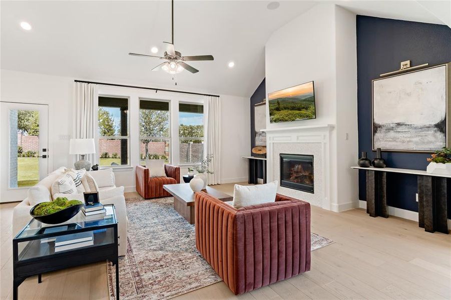 Beazer Homes Enclave at Legacy Hills Laredo Floorplan. This is not a photo of the actual home, but is a photo of the Laredo floorplan.