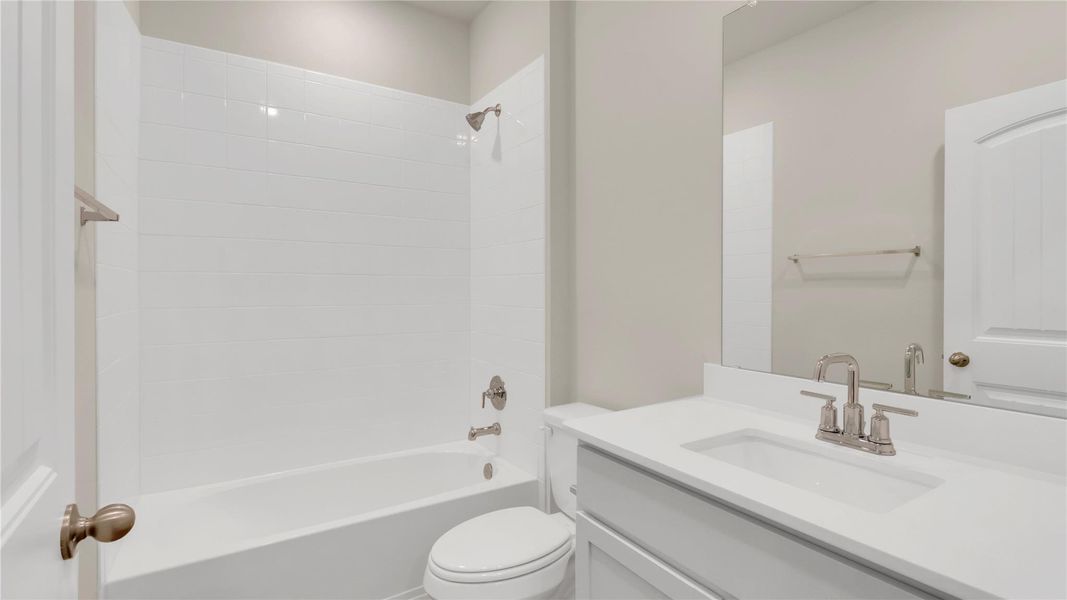 Furnished interior view inside a new home in Carillon, Manor (Image 9).