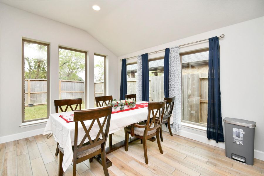 Furnished interior view inside a new home in Cross Creek West 55', Fulshear (Image 11).