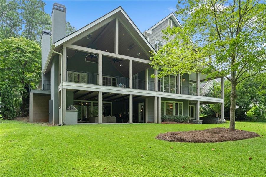 Exterior details and patio area of a home in , Dawsonville (Image 37).
