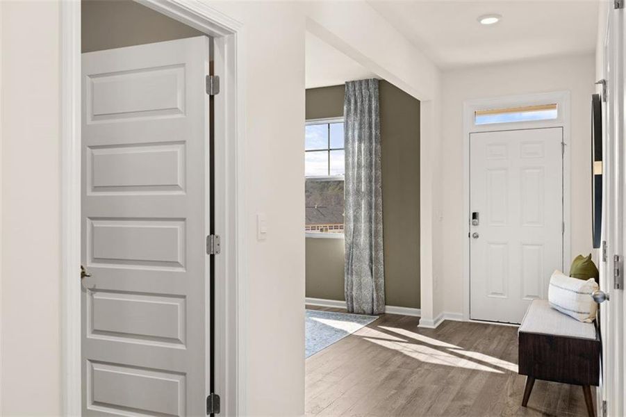 Furnished interior view inside a new home in Jackson Landing, Jefferson (Image 9).