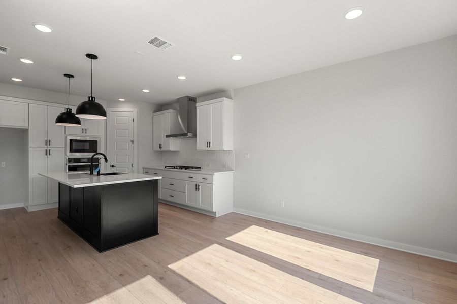 Furnished interior view inside a new home in Lariat, Liberty Hill (Image 16).