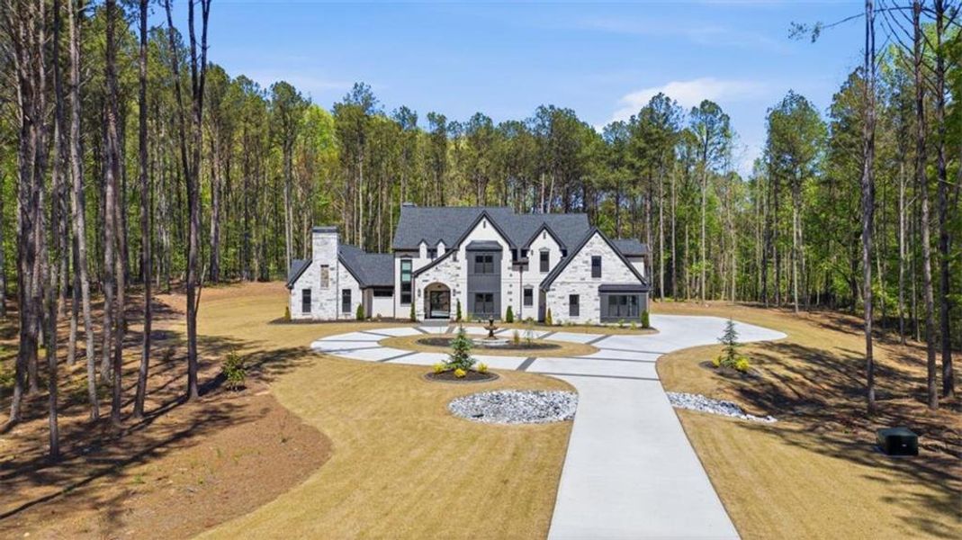 Front exterior of a new home in , Tyrone, GA, highlighting curb appeal (Image 18). Front exterior of a new home in , Tyrone, GA, highlighting curb appeal (Image 18).