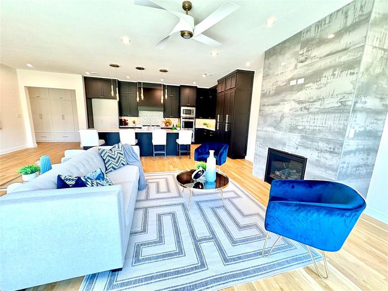 Furnished interior view inside a new home in , Heath (Image 8).