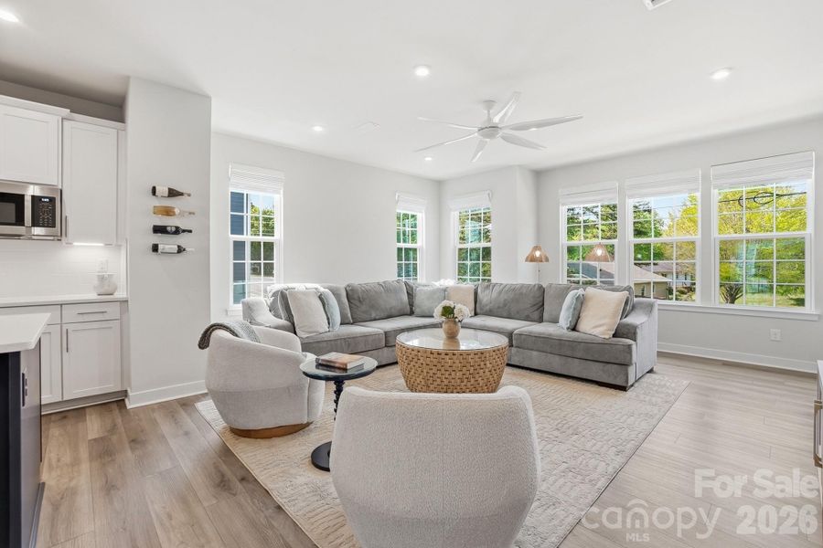 Furnished interior view inside a new home in Bailey Mills, Matthews (Image 11).