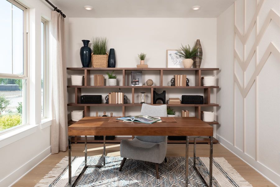 Representative furnished interior of a home built from the Sorrel by Tri Pointe Homes in Painted Tree, McKinney (Image 10).