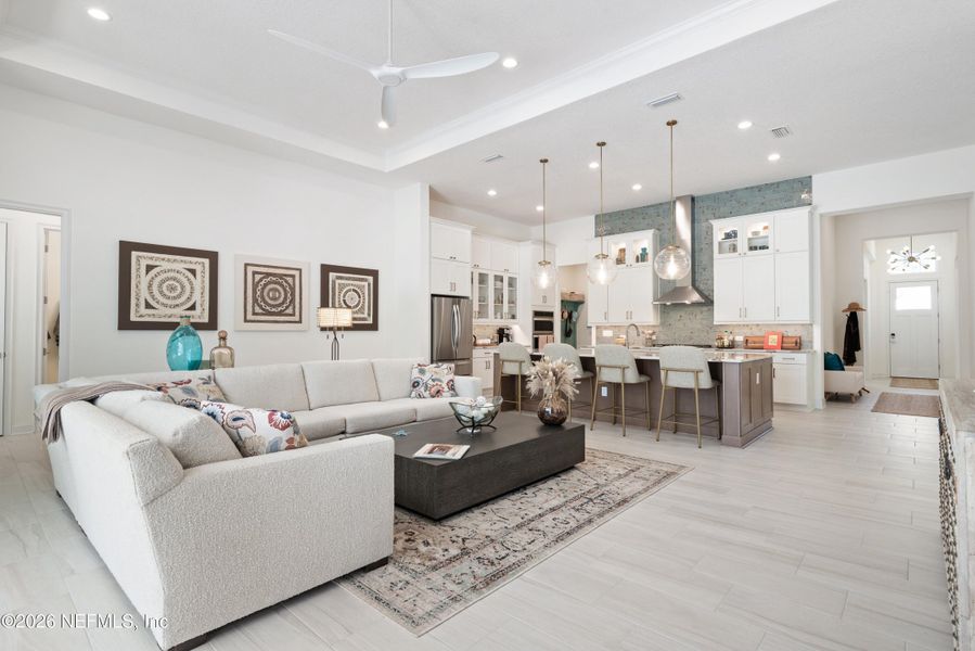 Furnished interior view inside a new home in , Ponte Vedra (Image 32).