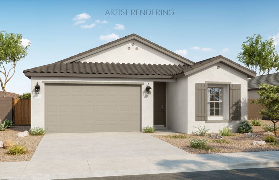 Representative exterior photo of a completed home built from the Hummingbird by Pulte Homes in Shadow Ridge, Avondale, AZ (Image 20). Representative exterior photo of a completed home built from the Hummingbird by Pulte Homes in Shadow Ridge, Avondale, AZ (Image 20).