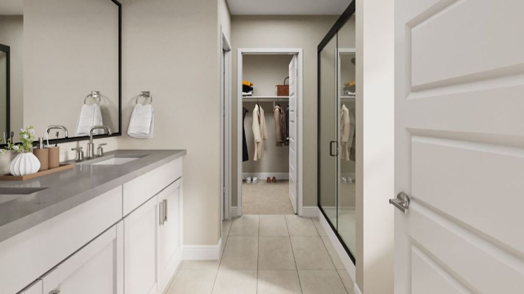 Representative furnished interior of a home built from the Peak by Taylor Morrison in Lake Bluff, Greeley (Image 14).