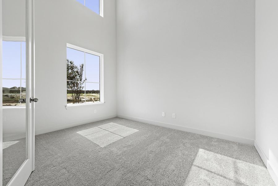 Spacious, unfurnished interior of a new home in Bridgeland, Cypress (Image 15).