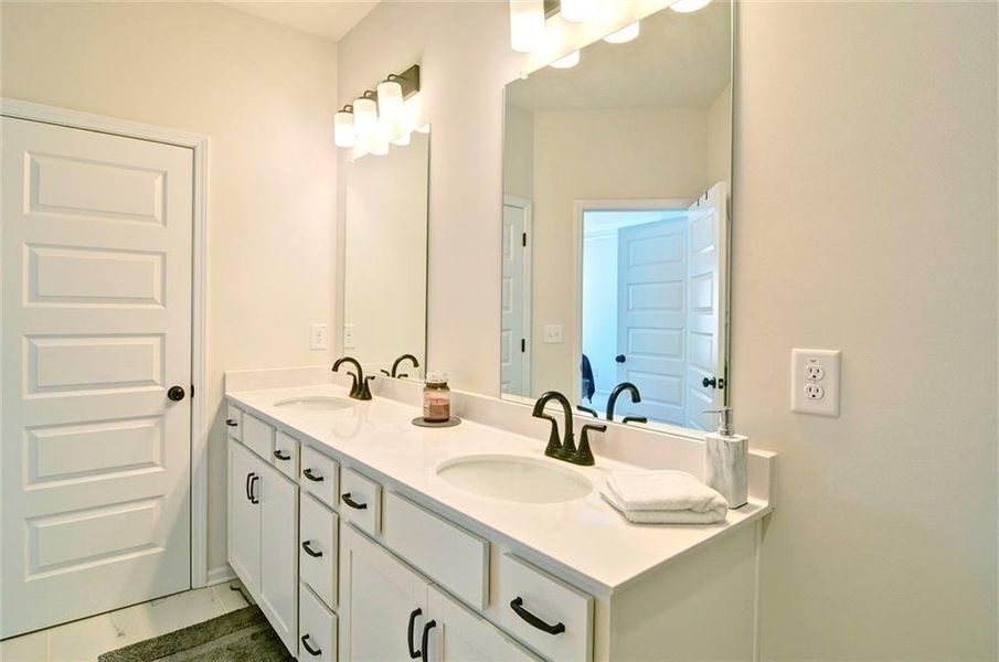 Furnished interior view inside a new home in Highland Crossing, Cartersville (Image 15).