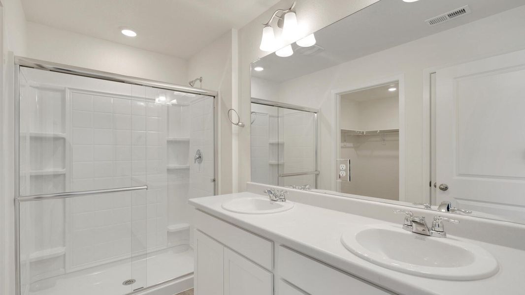 Representative furnished interior of a home built from the Cabral by D.R. Horton in The Ridge at Lorson Ranch, Colorado Springs (Image 9).