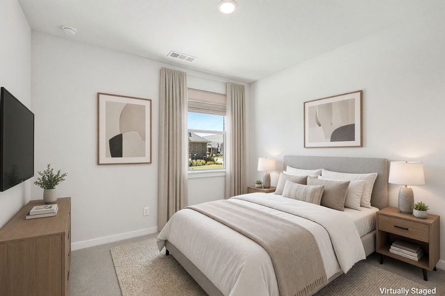 Furnished interior view inside a new home in Woodbridge Villas, Wylie (Image 18).