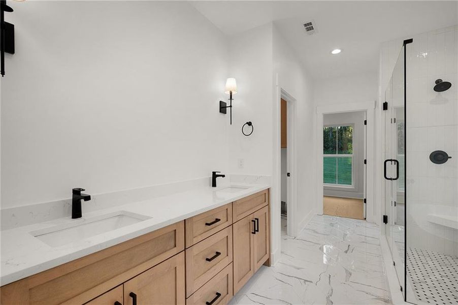 Furnished interior view inside a new home in , Calhoun (Image 12).