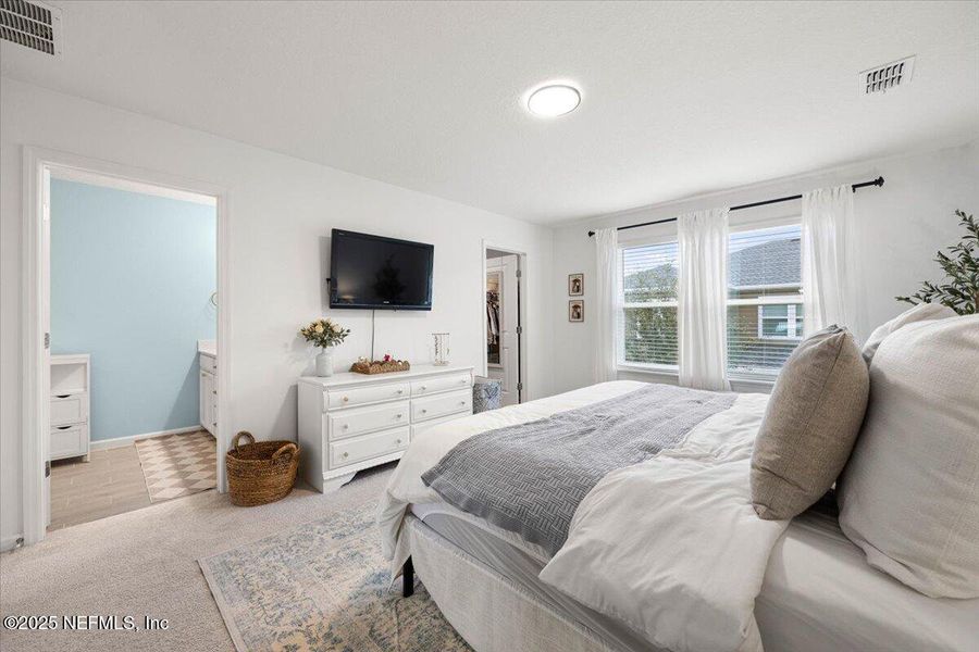 Furnished interior view inside a new home in Shearwater: Affordable Luxury Townhomes, St. Augustine (Image 29).