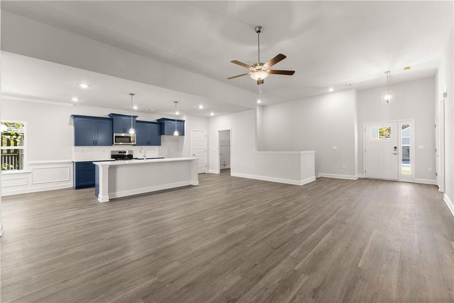 Spacious, unfurnished interior of a new home in Habersham Meadows, Demorest (Image 29).