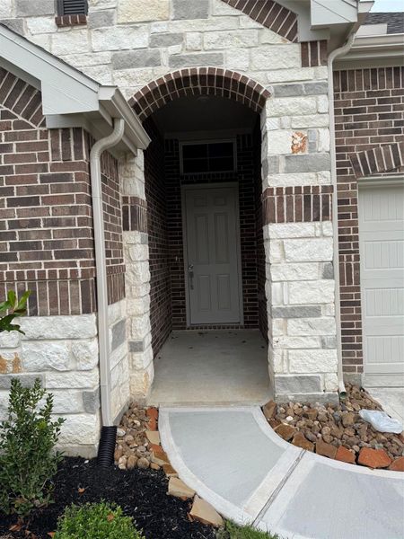 Covered front porch creates a warm first impression for guests and visitors alike. Covered front porch creates a warm first impression for guests and visitors alike.