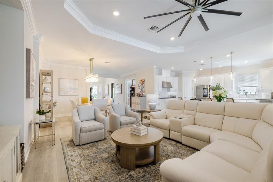 Furnished interior view inside a new home in , Fort Myers (Image 27).