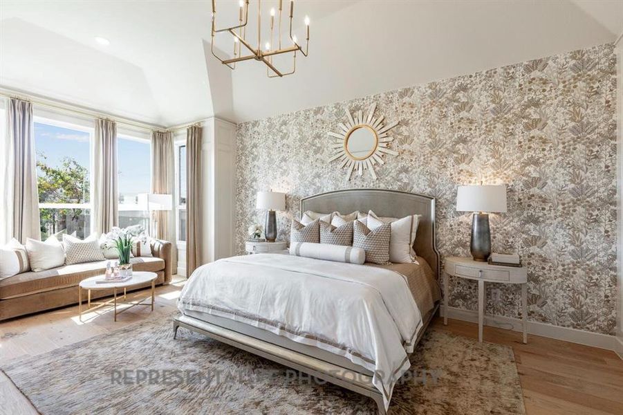 Furnished interior view inside a new home in Star Trail, Prosper (Image 20).