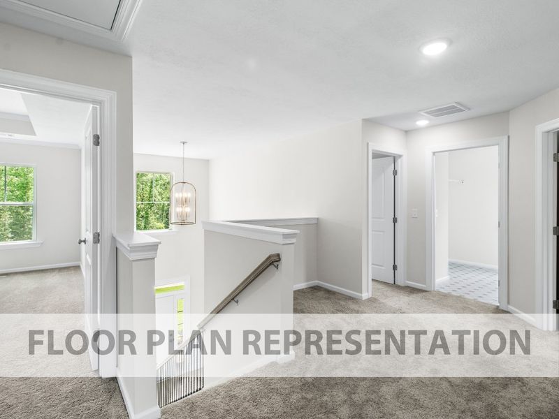 Loft | Hampton II Plan by Ivey Homes