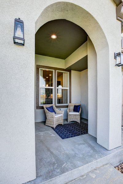 Representative exterior details of a home built from the The Avalon by Landmark Homes in Vernazza, Windsor (Image 3).