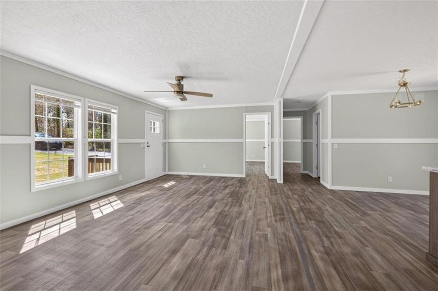 Spacious, unfurnished interior of a new home in , Oxford (Image 15).