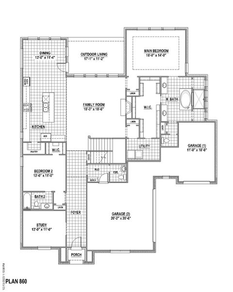 Plan 860 1st Floor