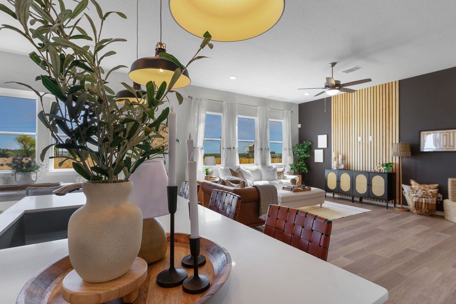 Furnished interior view inside a new home in Briarwood, Elgin (Image 6).