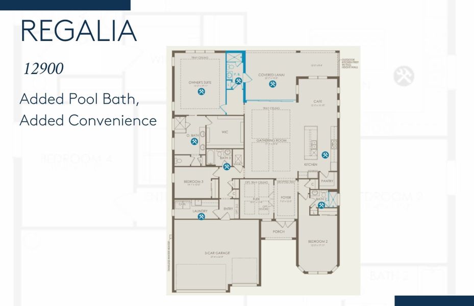 2D floor plan layout of this home in Amara, Lake Worth, FL (Image 4). 2D floor plan layout of this home in Amara, Lake Worth, FL (Image 4).