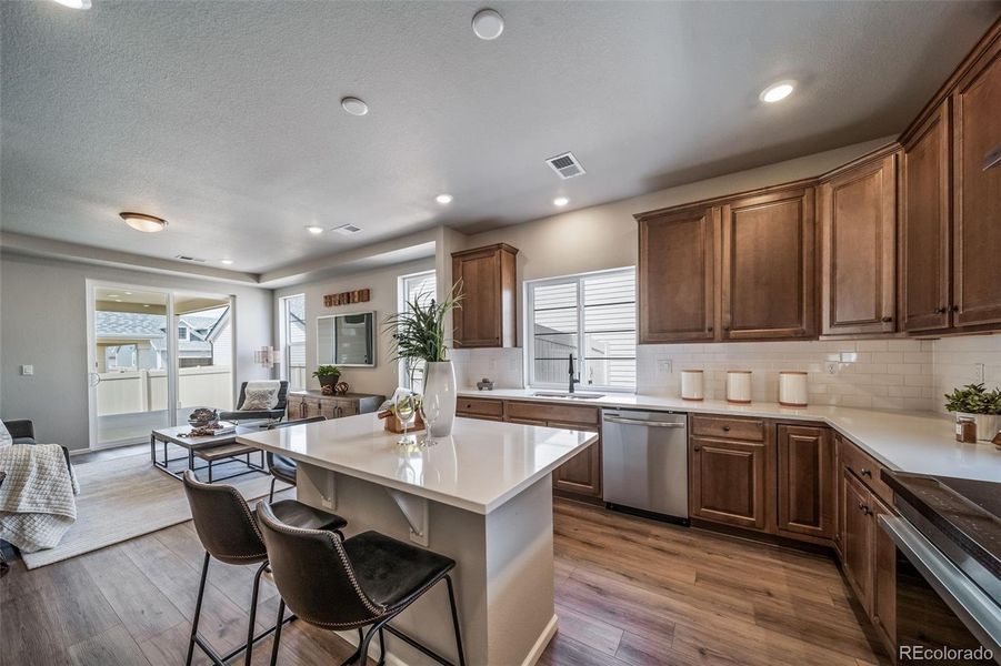Furnished interior view inside a new home in The Reserve, Aurora (Image 16).